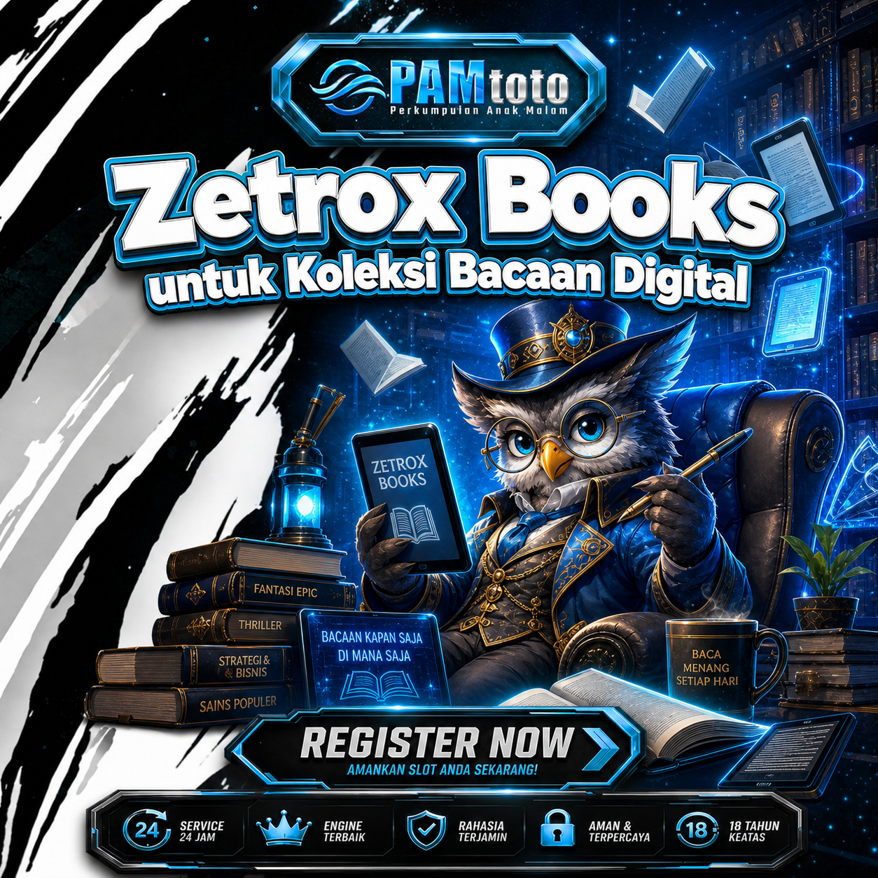 PAMTOTO Zetrox Books
